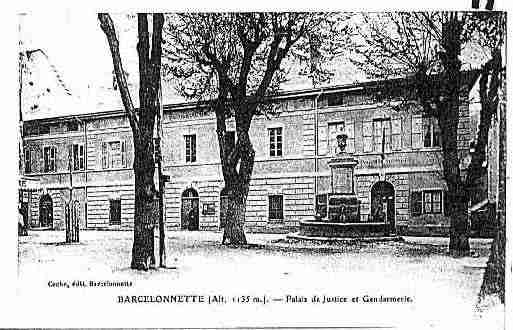 Ville de BARCELONNETTE Carte postale ancienne