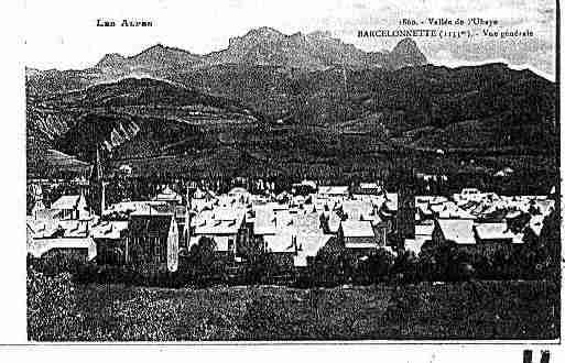 Ville de BARCELONNETTE Carte postale ancienne