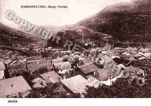 Ville de BARDONECCHIA Carte postale ancienne