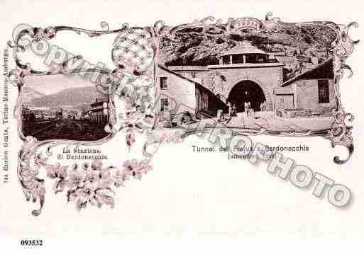 Ville de BARDONECCHIA Carte postale ancienne