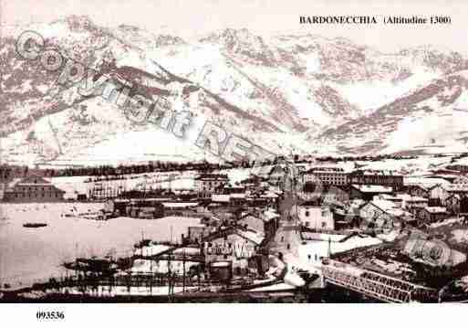 Ville de BARDONECCHIA Carte postale ancienne