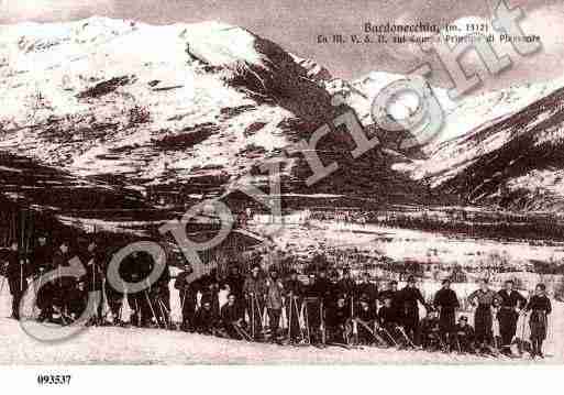 Ville de BARDONECCHIA Carte postale ancienne