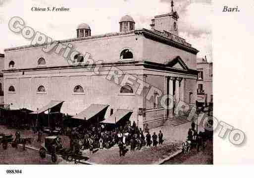 Ville de BARI Carte postale ancienne