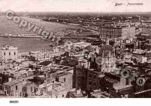 Ville de BARI Carte postale ancienne