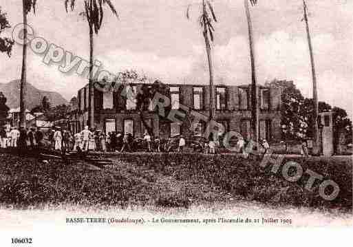 Ville de BASSETERRE Carte postale ancienne