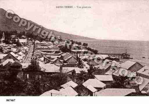 Ville de BASSETERRE Carte postale ancienne