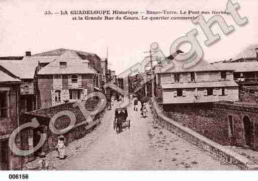 Ville de BASSETERRE Carte postale ancienne