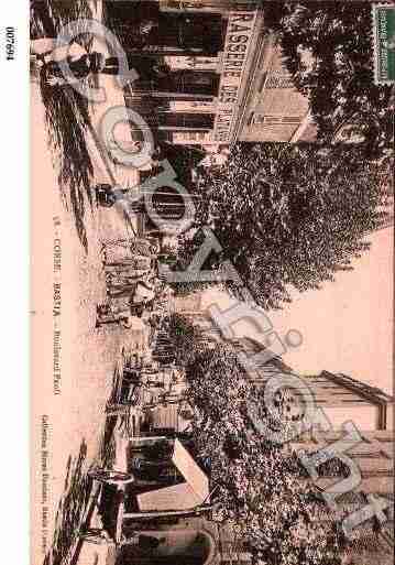 Ville de BASTIA Carte postale ancienne