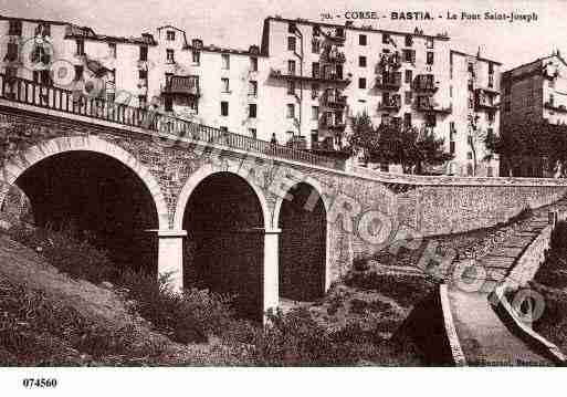 Ville de BASTIA Carte postale ancienne