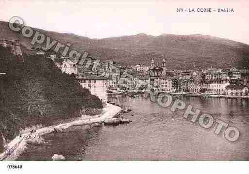 Ville de BASTIA Carte postale ancienne