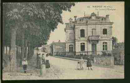 Ville de BAUGE Carte postale ancienne