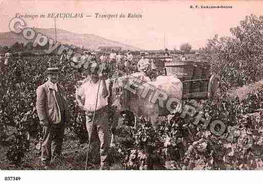 Ville de BEAUJOLAIS Carte postale ancienne