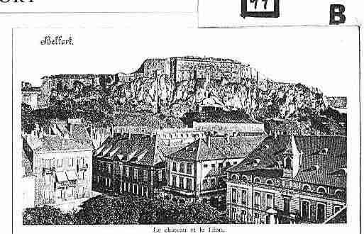 Ville de BELFORT Carte postale ancienne