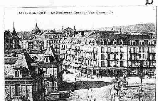 Ville de BELFORT Carte postale ancienne