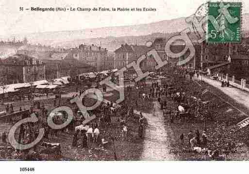 Ville de BELLEGARDESURVALSERINE Carte postale ancienne