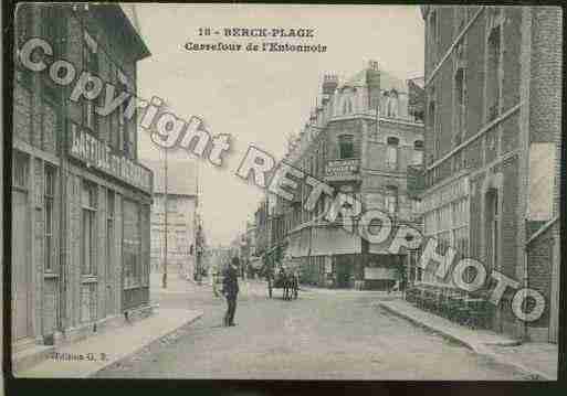 Ville de BERCK Carte postale ancienne