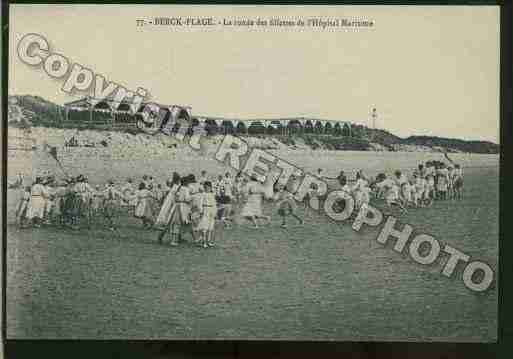 Ville de BERCK Carte postale ancienne