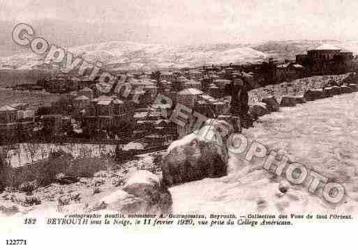 Ville de BEYROUTH Carte postale ancienne