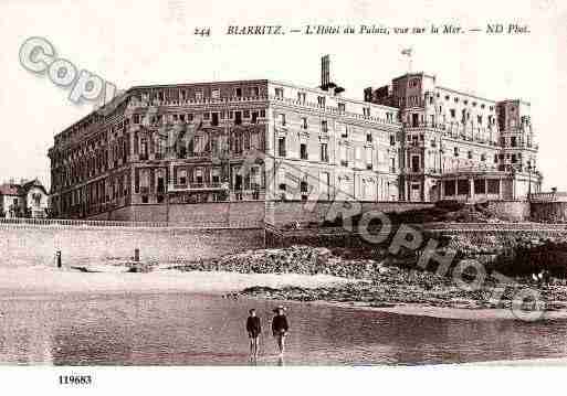 Ville de BIARRITZ Carte postale ancienne