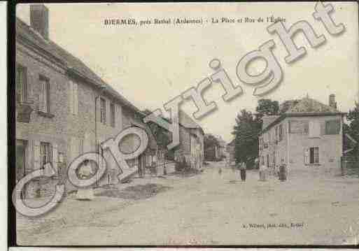 Ville de BIERMES Carte postale ancienne