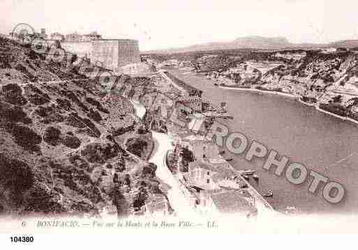 Ville de BONIFACIO Carte postale ancienne