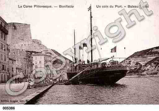 Ville de BONIFACIO Carte postale ancienne