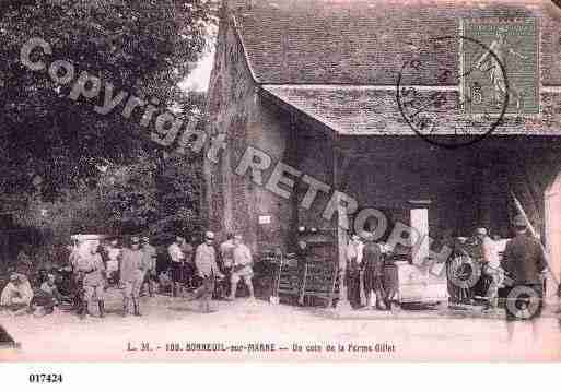 Ville de BONNEUILSURMARNE Carte postale ancienne