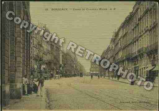 Ville de BORDEAUX Carte postale ancienne