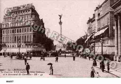 Ville de BORDEAUX Carte postale ancienne