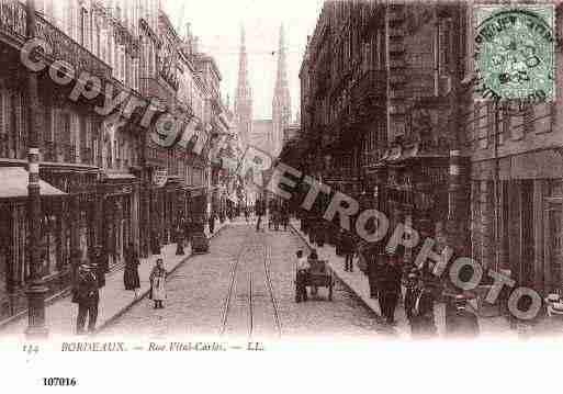 Ville de BORDEAUX Carte postale ancienne