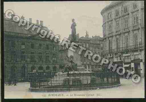 Ville de BORDEAUX Carte postale ancienne