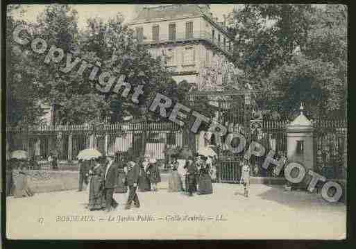 Ville de BORDEAUX Carte postale ancienne