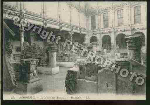 Ville de BORDEAUX Carte postale ancienne