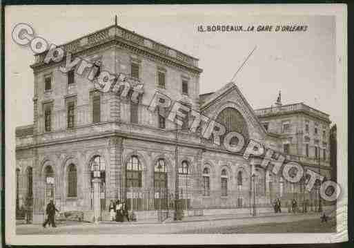 Ville de BORDEAUX Carte postale ancienne