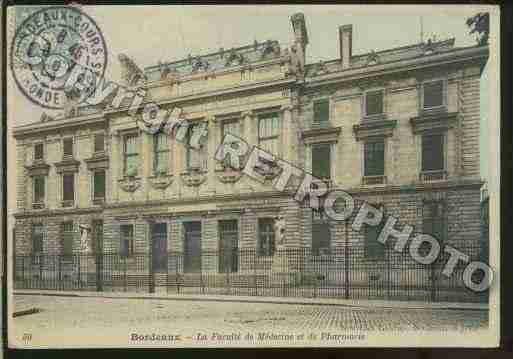 Ville de BORDEAUX Carte postale ancienne