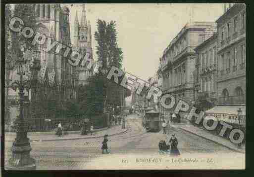 Ville de BORDEAUX Carte postale ancienne