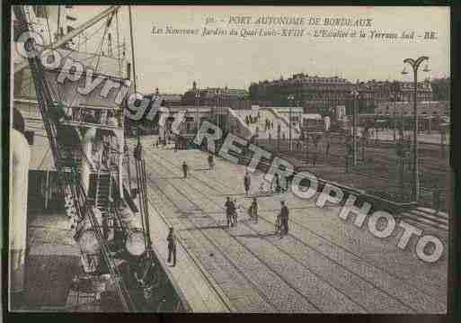 Ville de BORDEAUX Carte postale ancienne