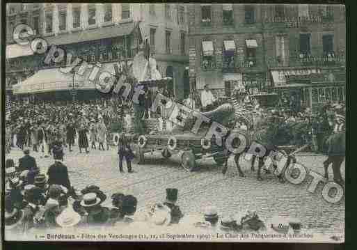 Ville de BORDEAUX Carte postale ancienne