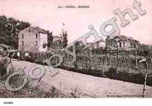 Ville de BORGO Carte postale ancienne