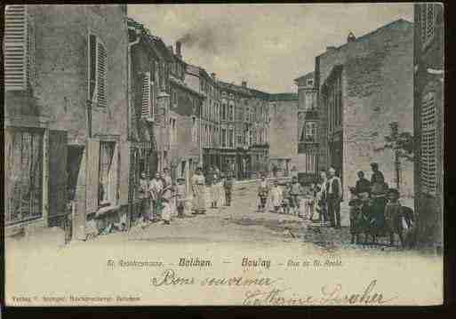 Ville de BOULAYSURMOSELLE Carte postale ancienne