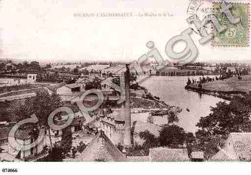 Ville de BOURBONL\'ARCHAMBAULT Carte postale ancienne