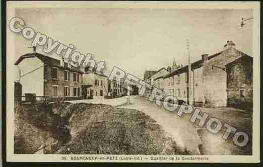 Ville de BOURGNEUFENRETZ Carte postale ancienne