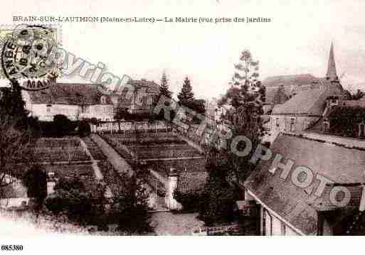 Ville de BRAINSURL\\\'AUTHION Carte postale ancienne