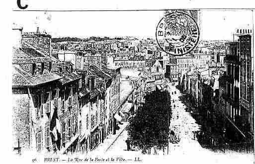 Ville de BREST Carte postale ancienne