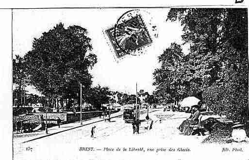 Ville de BREST Carte postale ancienne