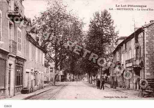 Ville de BRETENOUX Carte postale ancienne