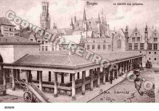 Ville de BRUGES Carte postale ancienne