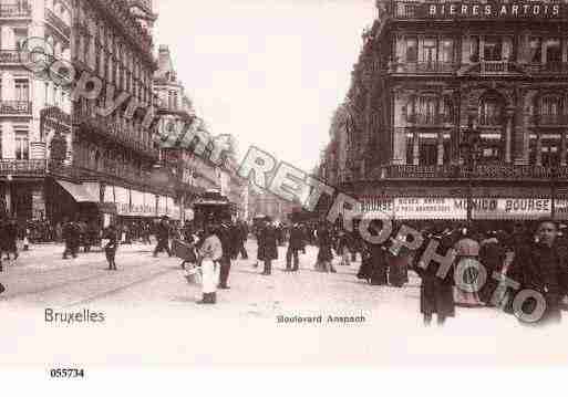 Ville de BRUXELLES Carte postale ancienne