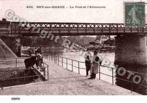 Ville de BRYSURMARNE Carte postale ancienne