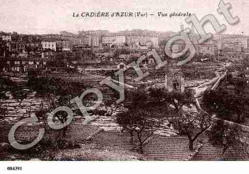 Ville de CADIERED\\\'AZUR Carte postale ancienne